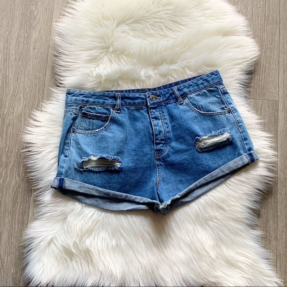 Pull&Bear Mom Denim Shorts